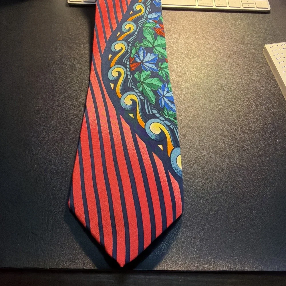 Rush Limbaugh Christmas Ribbons No Boundaries Silk Multi Color tie necktie